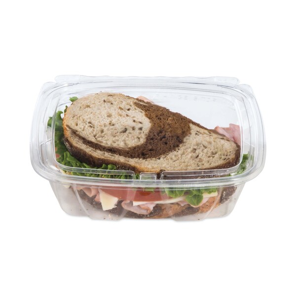 ClearPac Container, 6.4 X 1.9 X 7.1, 24 Oz, Clear, PK200